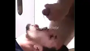 Straight Married Journalist Cums in My Mouth During Intense Gay Blowjob Session