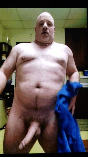 Me LIMP fresh out the shower after along day of work.