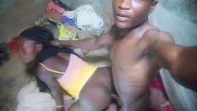 Mature black woman and young African woman share a steamy selfie session