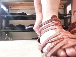 The Sandals of a Giantess Femdom-goddess