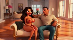 Taboo Flames Ignite in Our Shared Luxury Home Passionate Discovery Awakens - Ai Generated