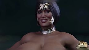 Wonder Woman and Black cat compilation Futa