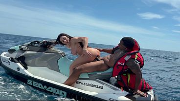 Squirting Hard On a Jet Ski - Luiza Marcato &amp_ Jesus Reyes