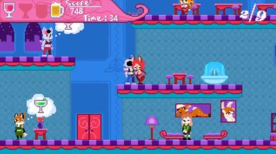 ClubValentineFurry Lap Dance at the Bar [Hentai Game] cute Furry barmaid private lap dance