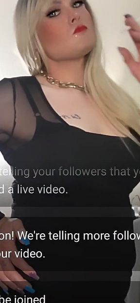 Sexy Bitch Smoking 120's Fetish