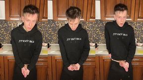 18-year-old s creamy dick burst