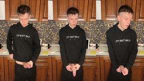 18-year-old s creamy dick burst