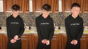 18-year-old s creamy dick burst