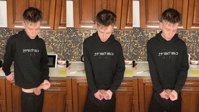 18-year-old s creamy dick burst