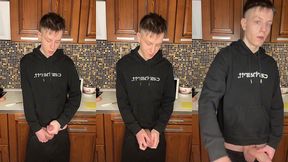 18-year-old s creamy dick burst