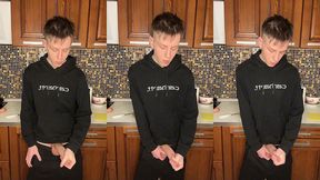 18-year-old s creamy dick burst