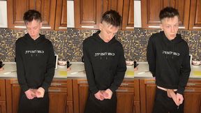 18-year-old s creamy dick burst