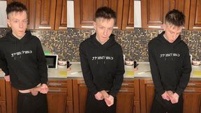 18-year-old s creamy dick burst