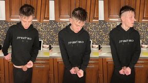 18-year-old s creamy dick burst