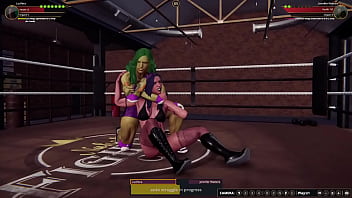 Lucifera VS Jennifer Walters (Naked Fighter 3D)