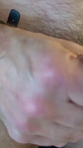 Captivating moment from "I am fucking this plastic fleshlight naked and I cum on the floor, I'm wearing Hollister Boxers&hellip;"