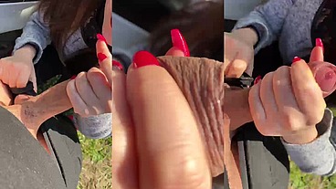 POMPINO OUTDOOR GOLA PROFONDA CON SBORRATA IN BOCCA...MIA FA FERMARE CON L'AUTO MARCO ALL'APERTO PER SUCCHIARLO FINO ALLA FINE. FOXCOUPLEITALIA