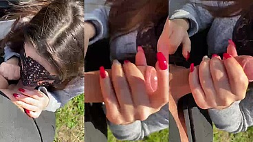 POMPINO OUTDOOR GOLA PROFONDA CON SBORRATA IN BOCCA...MIA FA FERMARE CON L'AUTO MARCO ALL'APERTO PER SUCCHIARLO FINO ALLA FINE. FOXCOUPLEITALIA