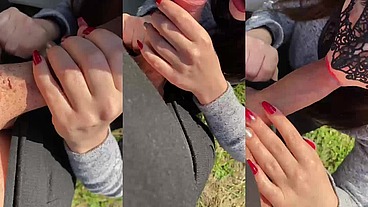 POMPINO OUTDOOR GOLA PROFONDA CON SBORRATA IN BOCCA...MIA FA FERMARE CON L'AUTO MARCO ALL'APERTO PER SUCCHIARLO FINO ALLA FINE. FOXCOUPLEITALIA