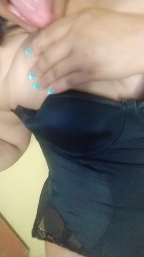 Masturbation in a Thong and Very Horny