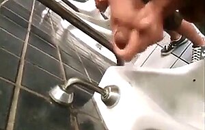 public  bath and dressing rooms stroking and cumming