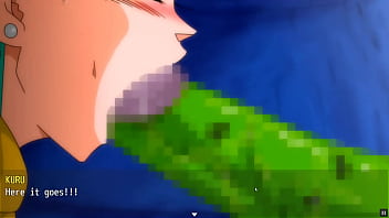 Bulma Adventure 3 - Gallery Show [Dragon Ball Hentai game Parody] Ep.3 He used her armpit to jerkoff