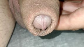 Cheesy Cock Close up and Body Shaking Orgasm