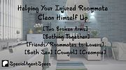 Helping Your Injured Roommate Clean Himself Up [Erotic Audio for Women] [Friends to Lovers] [Two Broken Arms] [Bathing Together]
