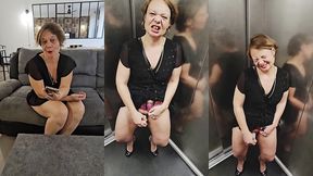 je me gode dans l ascenseur