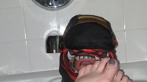 Halloween foot domination terror