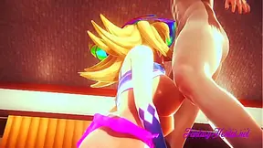 Dark Magician Tempts Yugis Hero in Hot Blowjob Wild Sex – Yu-Gi-Oh! Hustle Characters