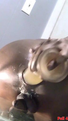 Shaving my asshole for the hardcore anal porno scenes