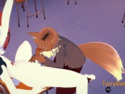 Pokemon Yaoi - Cinderace Fucks Eevee at School