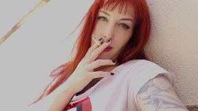 Mary Jane Gets Her Feet Dirty with Cigarette Ashes