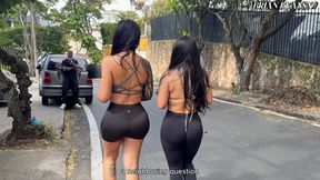 Threesome with two busty Colombian women I meet on the street - Alejandra Palacios &amp; Sthefycupcake