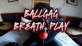 Ballgag Breathplay: Gas Mask Restriction, Muffled Moans & Total Surrender – 10 Min HD MOV