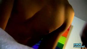 Marcus Rivers Strokes His Cock While Getting Ass Drilled