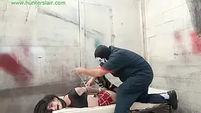 Goth Girl Slv Put Into Outfit And Tries To Escap