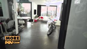 ”POV - Lusty santa whore Amirah Adara knows her way around a meat”