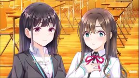 Sweet Fantasy – New Anime Couple’s Tender Kiss Leads to Passionate Night