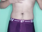Alan Tokers masturbates in his room