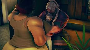 The Ritual Part One By LuckyLynx - Short guy is blown by new bosses - huge muscular women