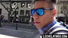 LecheLatinos.com - Pretty young Latino barebacked and fed cum in a steamy POV encount