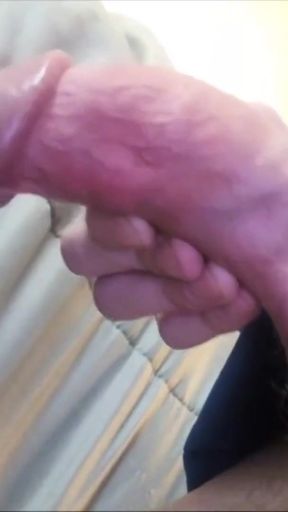 Rough daddy of rough cock makes the load jump with high pressure.   Clip 1