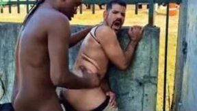 Knocked Up by Black Dude in Wilderness & Pounded on Train Station Wall