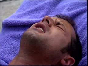 Hot Blonde Chick Gets Her Pussy Pounded Hard, a Hot Facial Out by the Pool