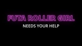 futa roller girl needs your help - ai generated