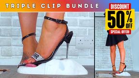 I Snapped The Heel Off My Friend's Shoes Trampling My Slave's Face (253) - Ultimate Bundle - 50% Discount!! - Face Trample Heel Shoes Worship Licking