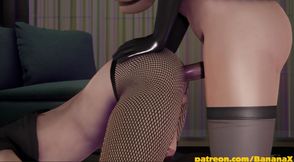 Futanari Dominates Femboy Friend and Cums on His Face