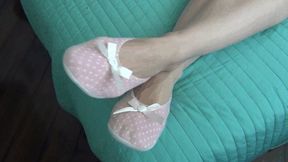 M pink ballet flats TW